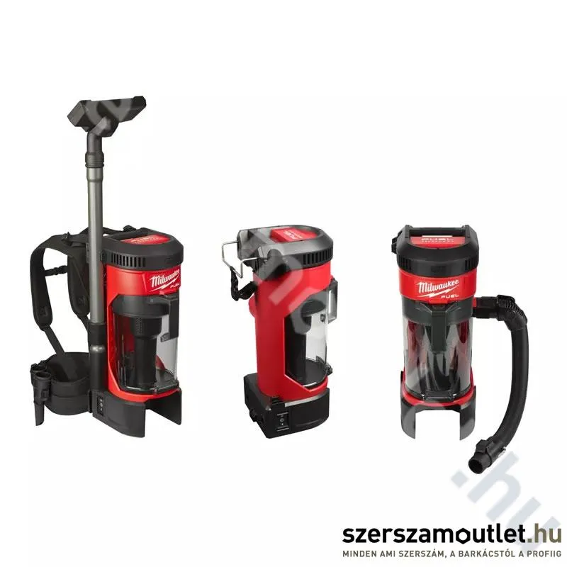 MILWAUKEE M18 FBPV-0 Akkus háti porszívó (18V) (Akku és töltő nélkül!) (4933464483)