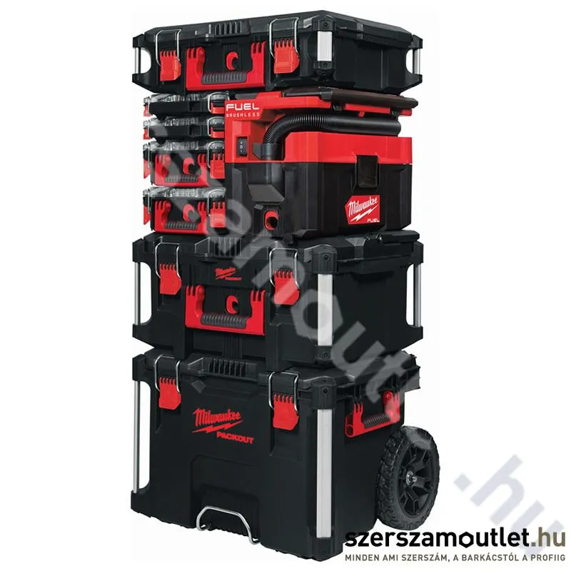 MILWAUKEE M18 FPOVCL-0 PACKOUT Akkus száraz/nedves porszívó (18V) (Akku és töltő nélkül!)