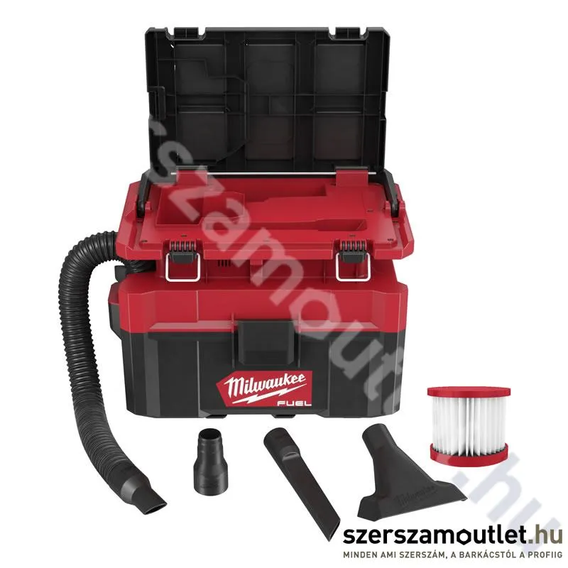 MILWAUKEE M18 FPOVCL-0 PACKOUT Akkus száraz/nedves porszívó (18V) (Akku és töltő nélkül!)