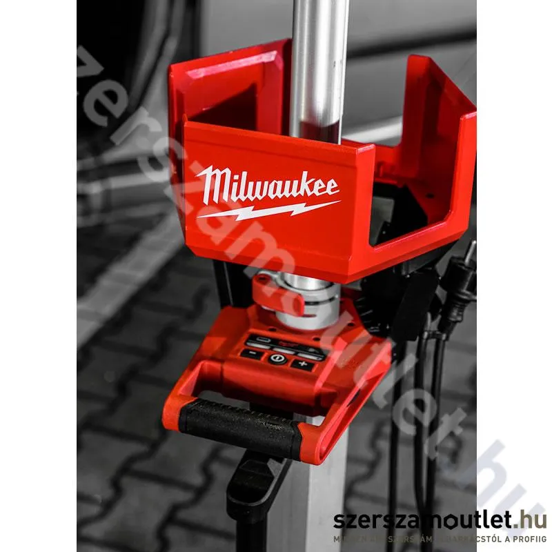 MILWAUKEE M18 HOSALC-0 Akkus állványos térmegvilágító lámpa és töltő (18V) (Akku és töltő nélkül!)