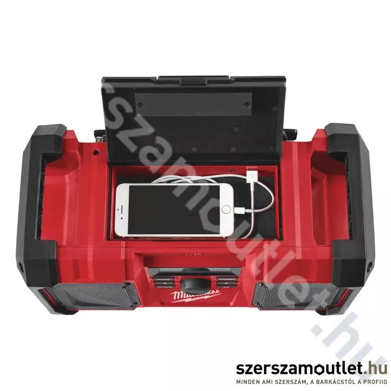 MILWAUKEE M18 JSR-0 Építőipari akkus rádió (18V) (Akku és töltő nélkül!) (4933451250)