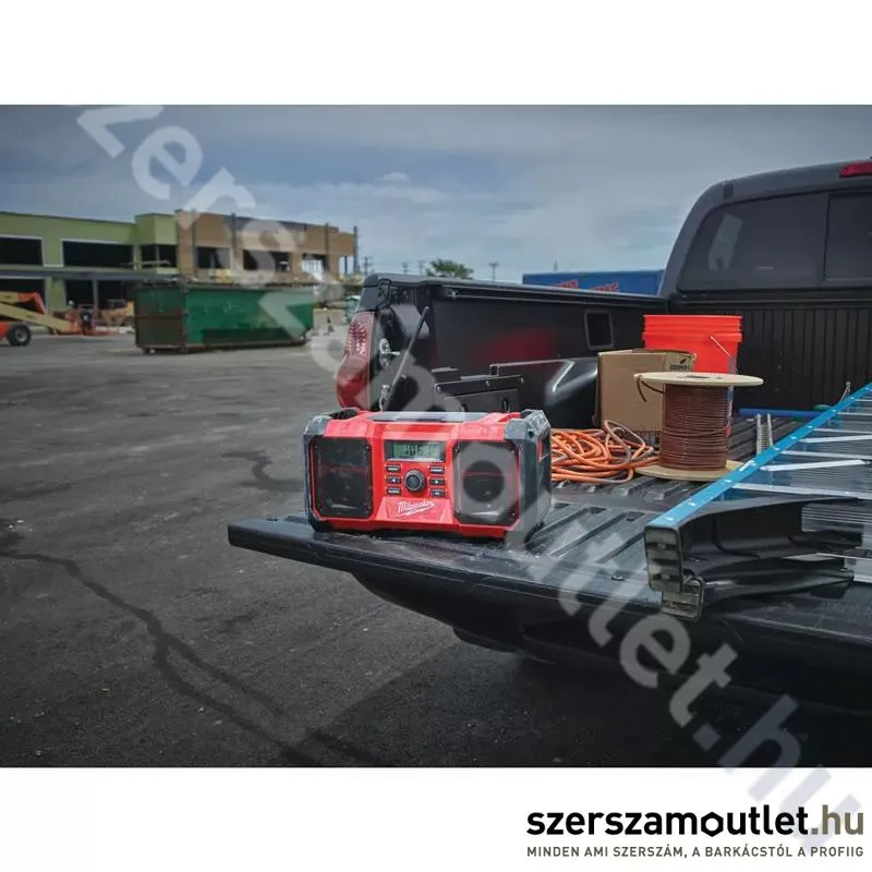 MILWAUKEE M18 JSR-0 Építőipari akkus rádió (18V) (Akku és töltő nélkül!) (4933451250)