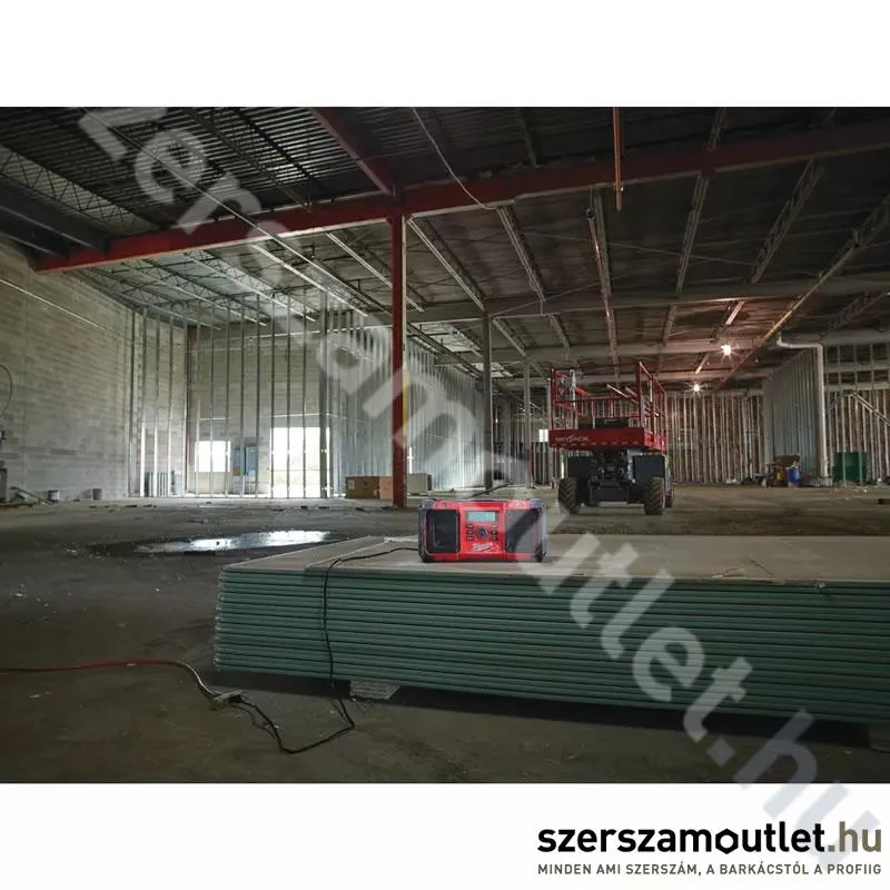 MILWAUKEE M18 JSR-0 Építőipari akkus rádió (18V) (Akku és töltő nélkül!) (4933451250)