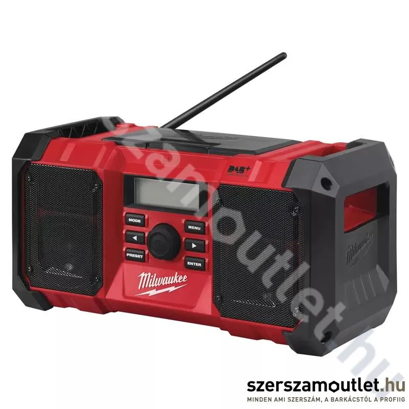 MILWAUKEE M18 JSR DAB+-0 Akkus rádió (18V) (Akku és töltő nélkül) (4933451251)
