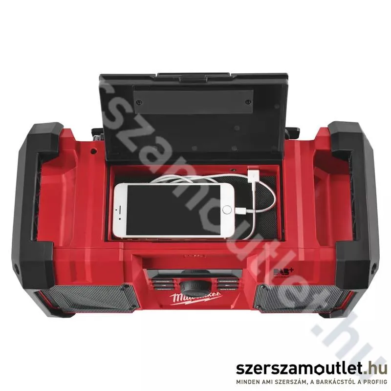 MILWAUKEE M18 JSR DAB+-0 Akkus rádió (18V) (Akku és töltő nélkül) (4933451251)