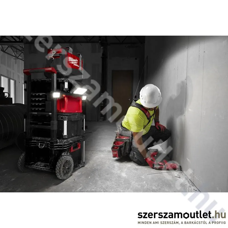 MILWAUKEE M18 POALC-0 PACKOUT Akkus térmegvilágító lámpa és töltő (18V) (Akku nélkül!) (4933478120)