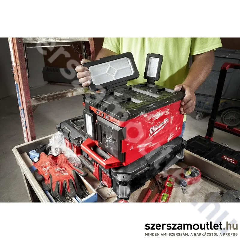 MILWAUKEE M18 POALC-0 PACKOUT Akkus térmegvilágító lámpa és töltő (18V) (Akku nélkül!) (4933478120)