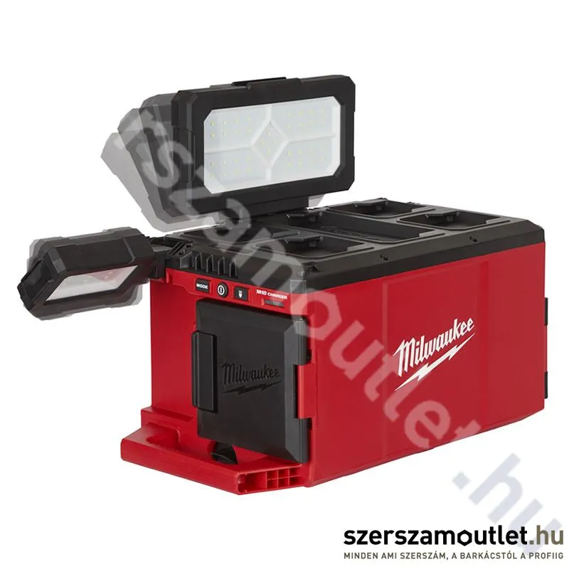 MILWAUKEE M18 POALC-0 PACKOUT Akkus térmegvilágító lámpa és töltő (18V) (Akku nélkül!) (4933478120)