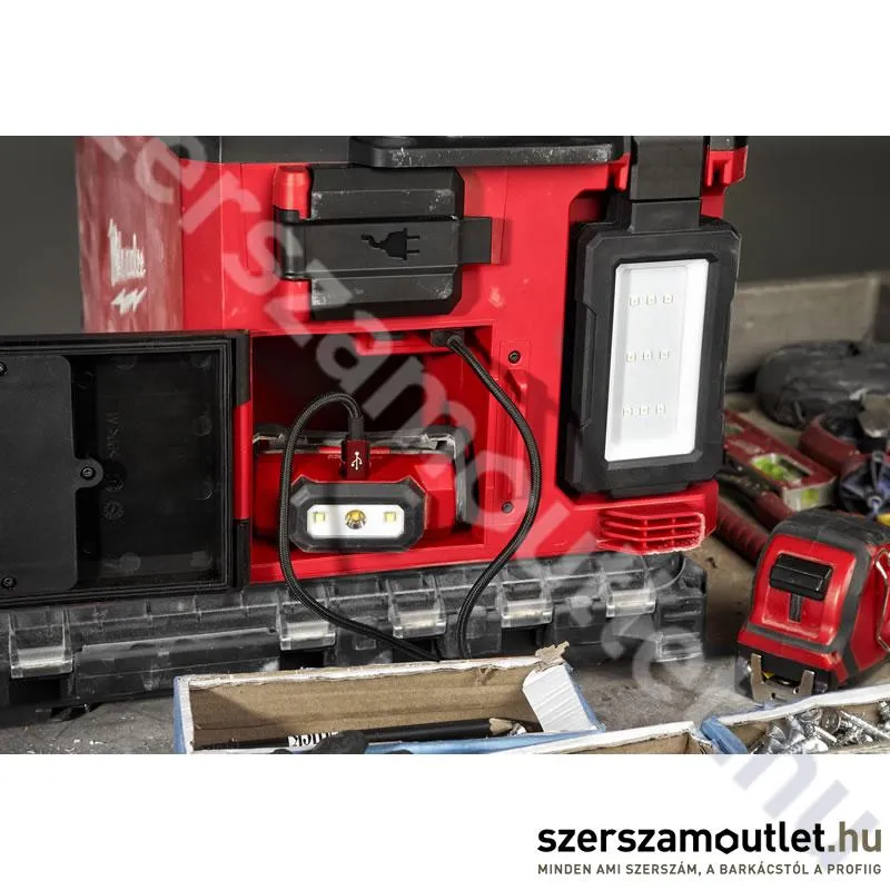 MILWAUKEE M18 POALC-0 PACKOUT Akkus térmegvilágító lámpa és töltő (18V) (Akku nélkül!) (4933478120)