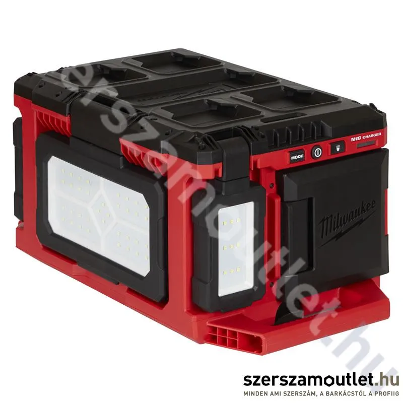 MILWAUKEE M18 POALC-0 PACKOUT Akkus térmegvilágító lámpa és töltő (18V) (Akku nélkül!) (4933478120)