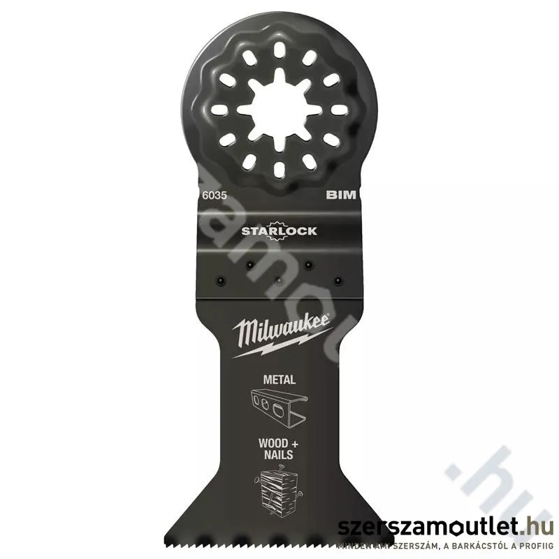 MILWAUKEE MULTITOOL STARLOCK Merülő fűrészlap 43x47mm (többfunkciós)