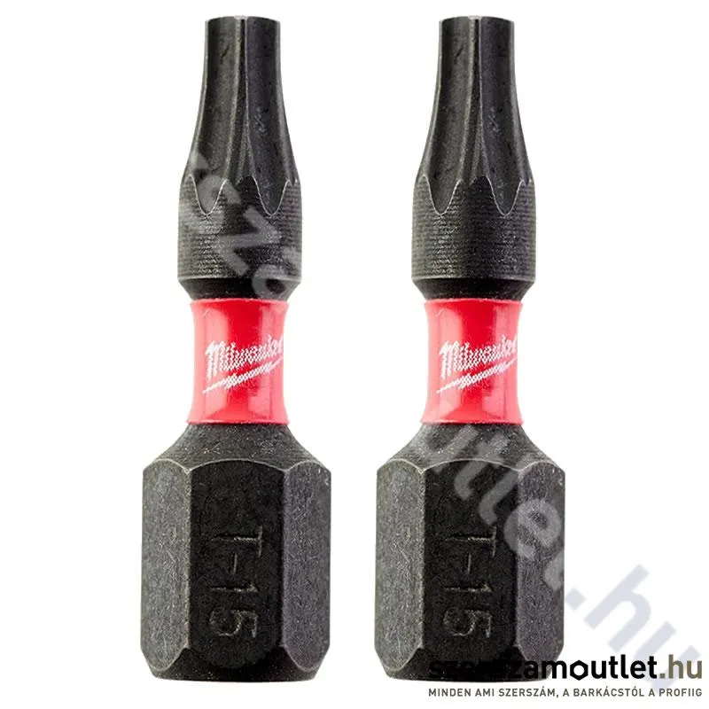 MILWAUKEE SHOCKWAVE TX15x25mm bithegy (2db)