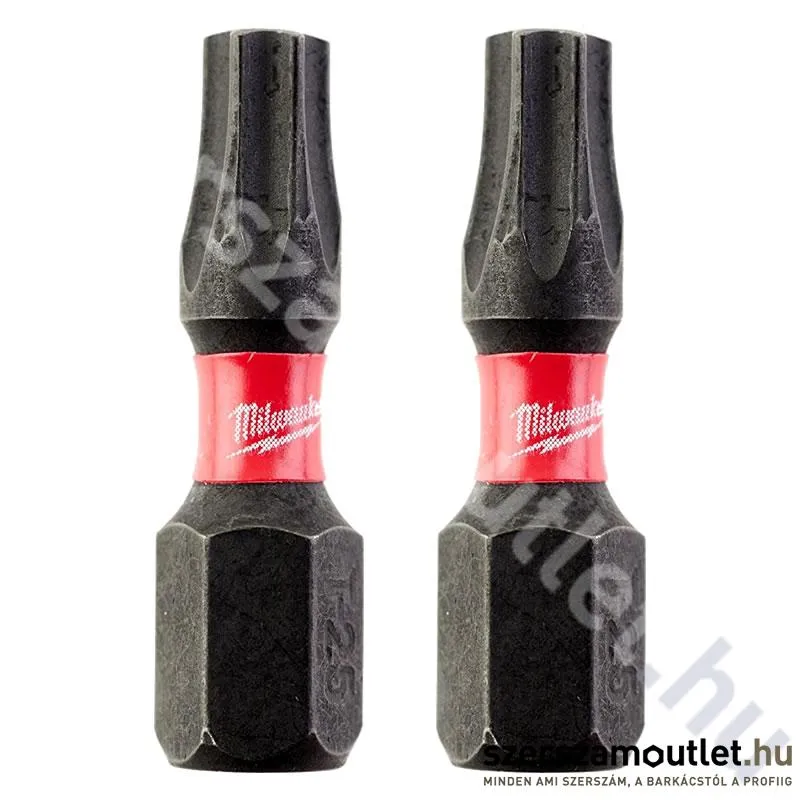 MILWAUKEE SHOCKWAVE TX25x25mm bithegy (2db)