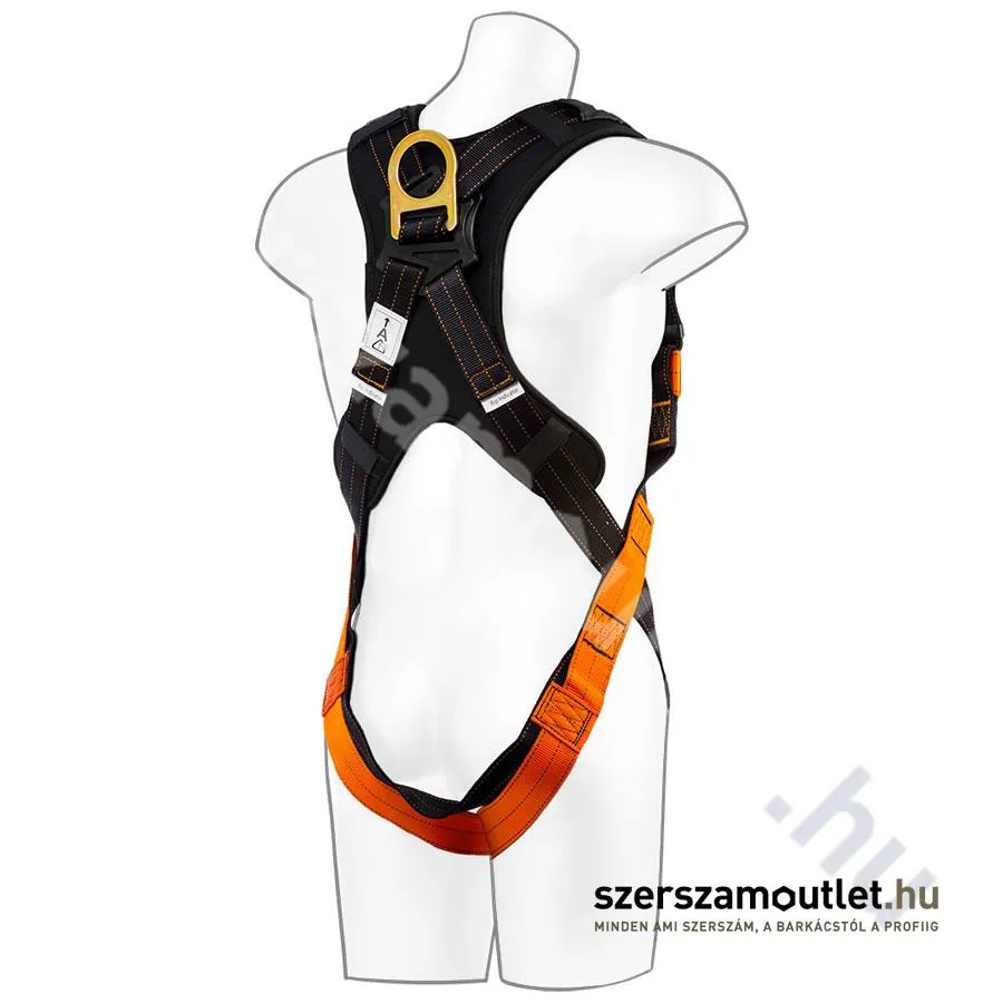 PORTWEST FP71 PW ULTRA Testheveder | 1 pontos | Hátsó D gyűrű [Fekete/Narancs] (FP71K1R)