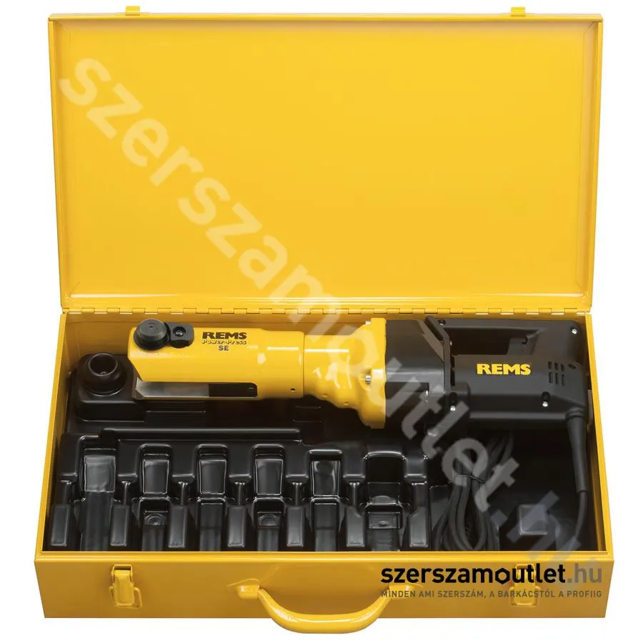 REMS POWER-PRESS SE BASIC-PACK Elektromos radiálprés standard 10-110mm fém kofferben (R220)
