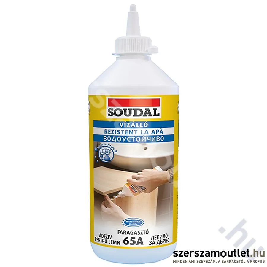 SOUDAL 65A Faragasztó 250g D3 (124666)