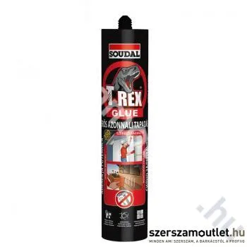 SOUDAL T-Rex szerelő ragasztó erős azonnali tapadóerő 380g fehér (125931)