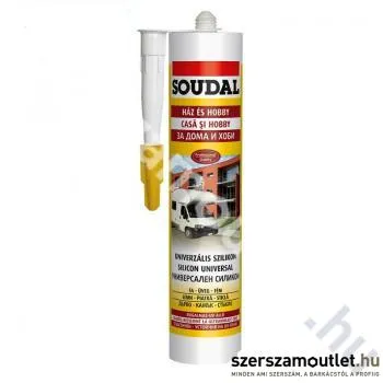 SOUDAL Univerzális szilikon fehér 280ml (103234)(153512)