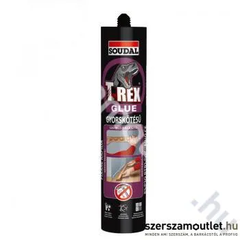 SOUDAL T-Rex gyors kötésű szerelő ragasztó 380g bézs/barna (125932)