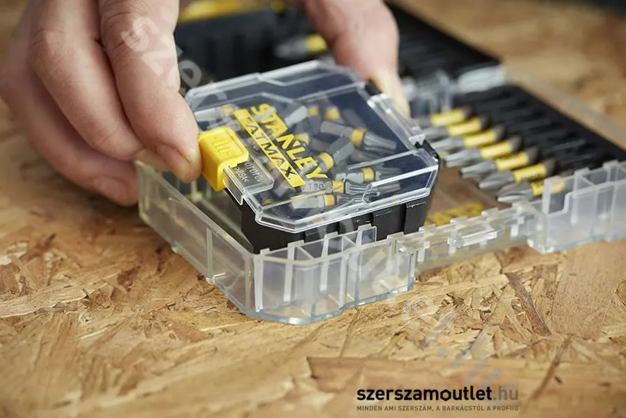 STANLEY SFM 10 részes 50mm Torsion PH bit készlet + mágneses csavarrögzítő (STA88564-XJ)