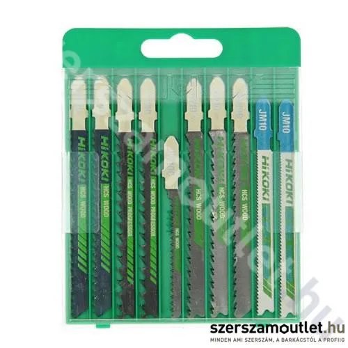 HIKOKI Szúrófűrészlap készlet 10 részes