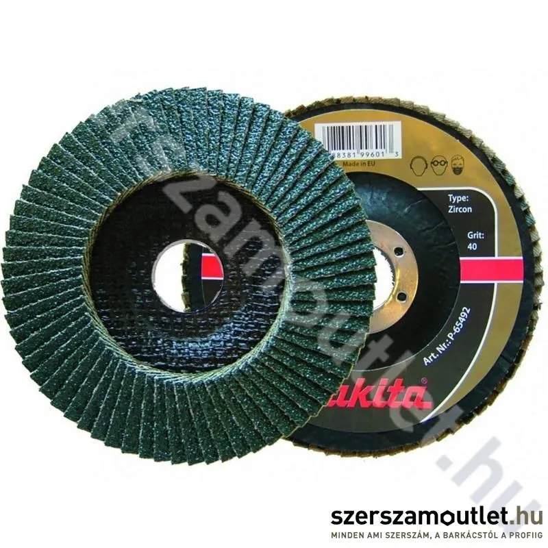 MAKITA Lamellás Csiszolókorong Inox 125mm K80 (P-65517)