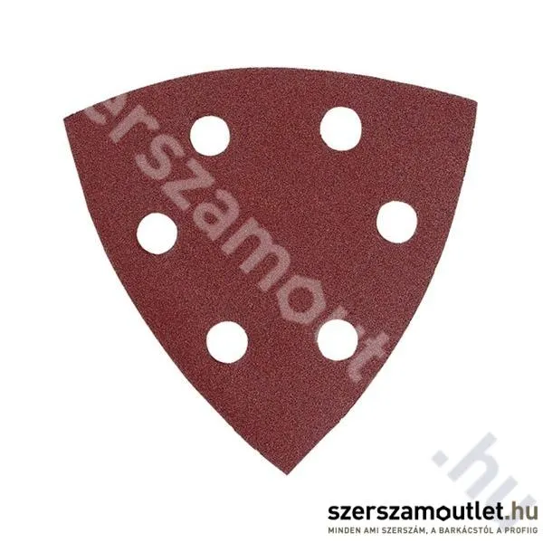 MAKITA Tépőzáras piros delta csiszolópapír 93mm K120 10db (B-21646)