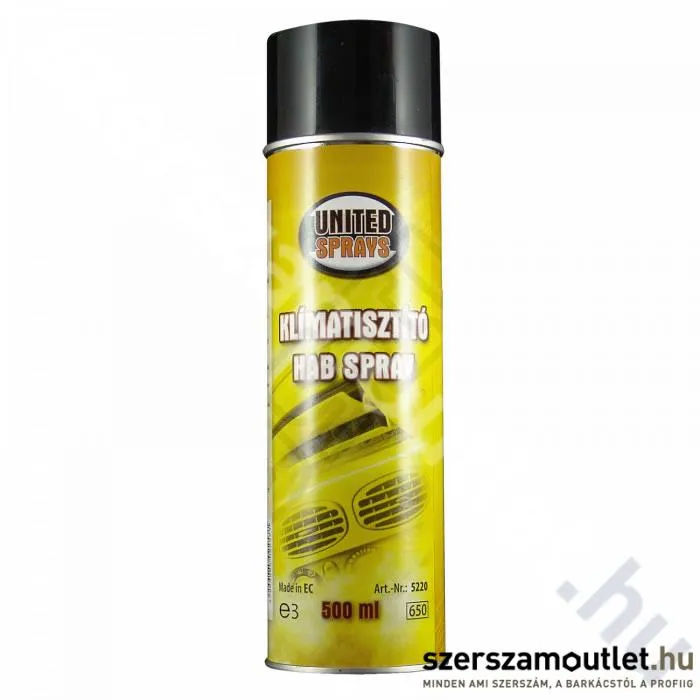 UNITED SEALANTS Klímatisztító hab spray 500ml (US5220)